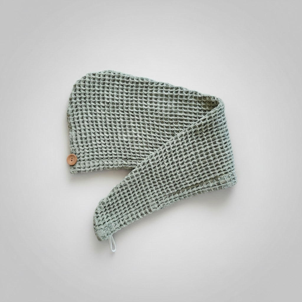 The Waffle Organic Cotton Hair Wrap