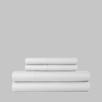 Trees & Hugs® - Luxe Seam White Organic Cotton Sateen Sheet set