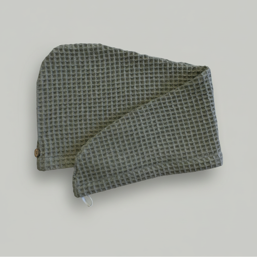 The Waffle Organic Cotton Hair Wrap