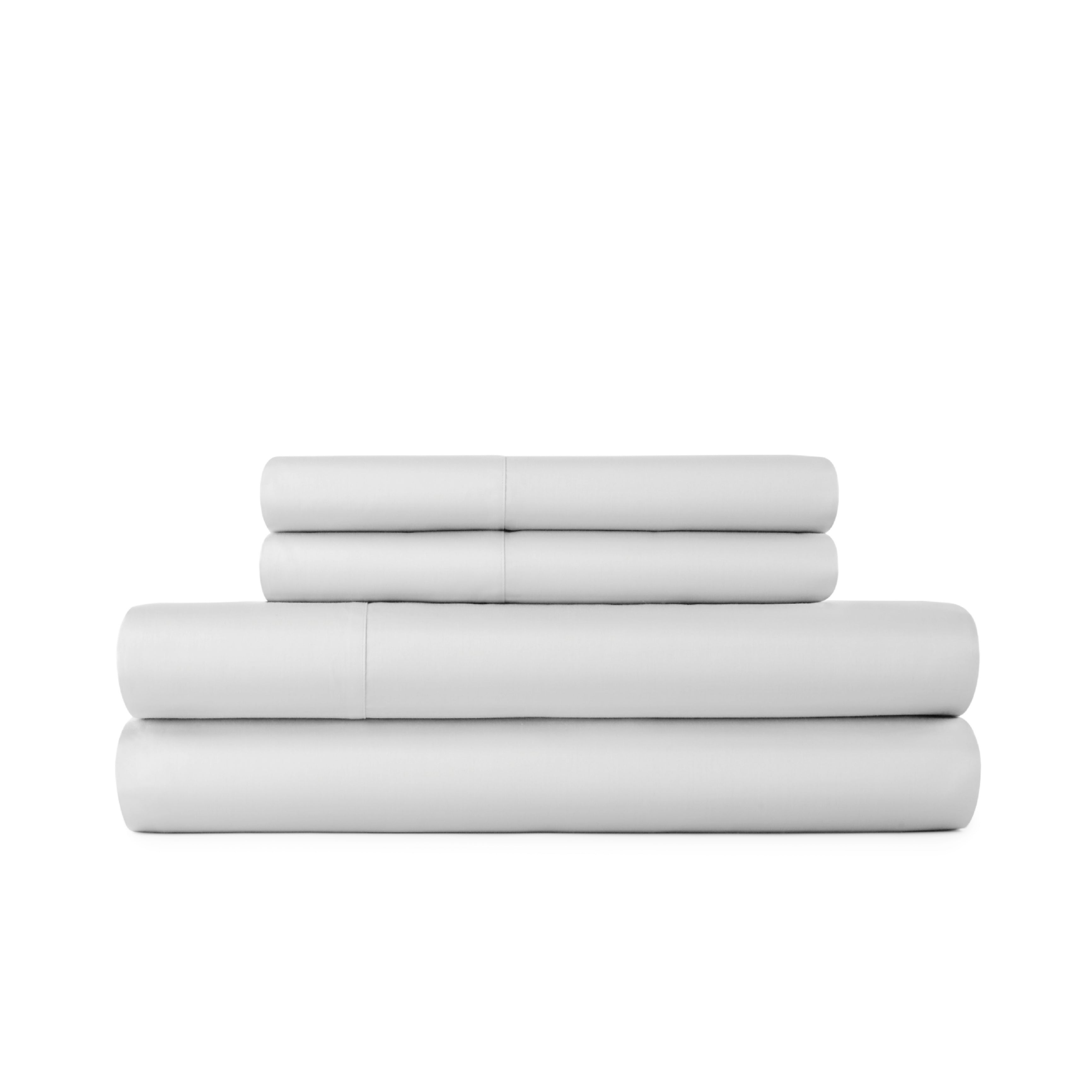 Trees & Hugs™ - Signature Seam White Organic Cotton Sheet set