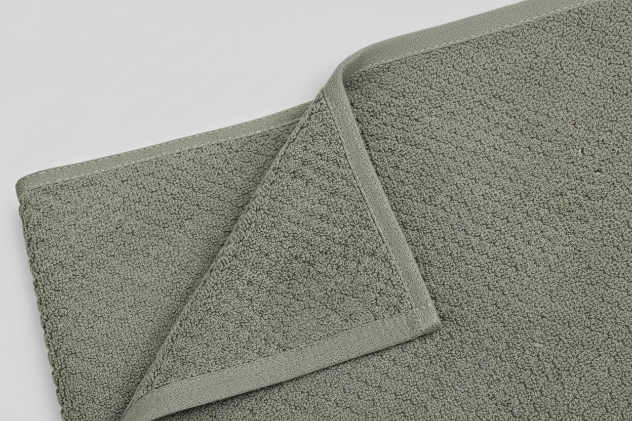 Organic Cotton Pebble Bath Towel