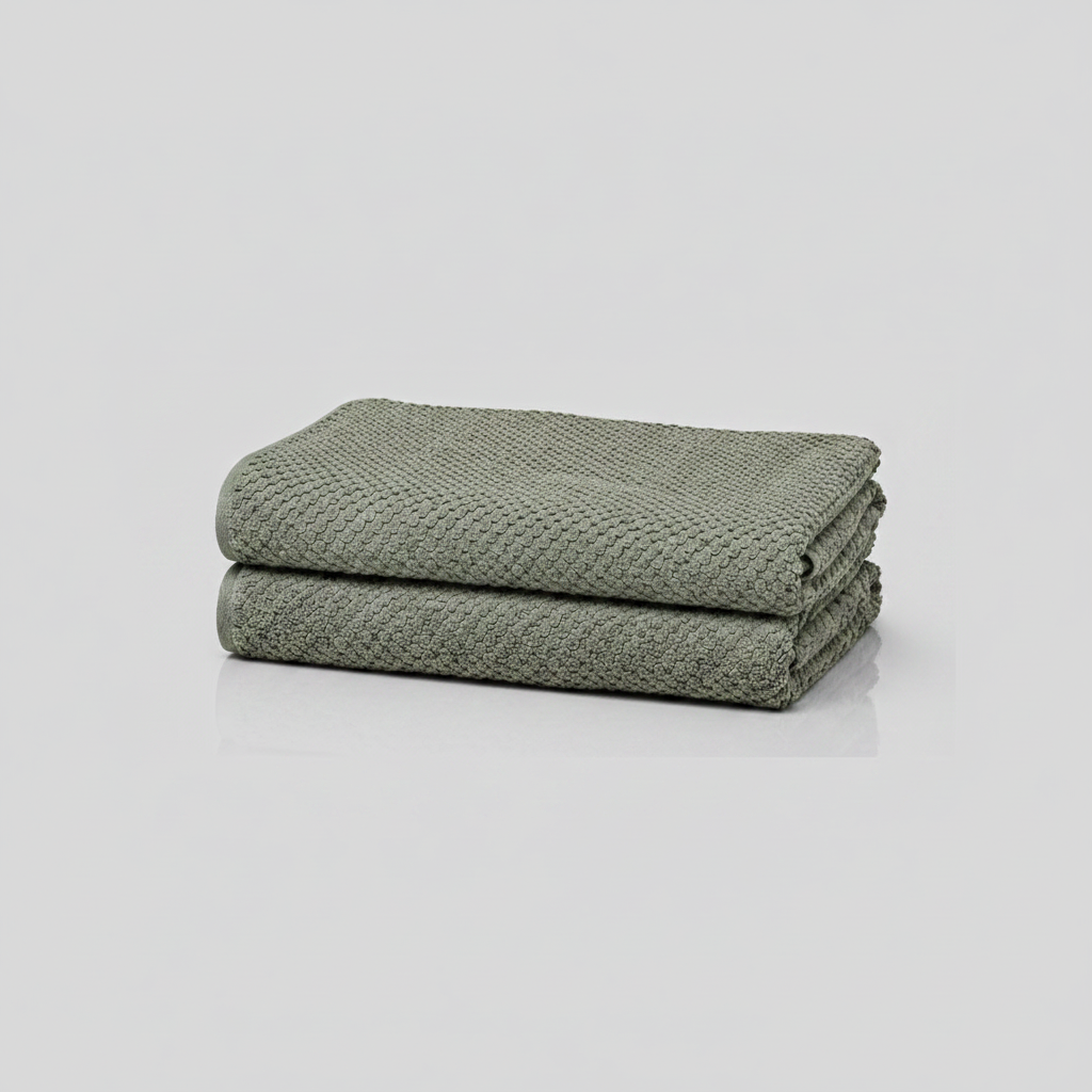 Organic Cotton Pebble Bath Towel