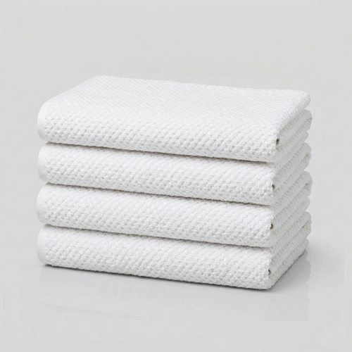 Organic Cotton Pebble Bath Towel Set of 4