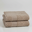 Organic Cotton Plush Bath Towel Set of 2