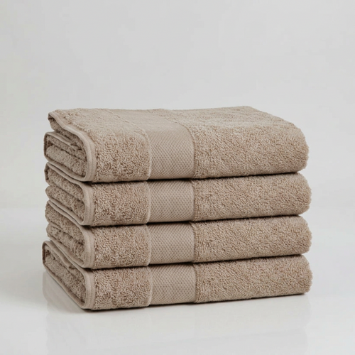Organic Cotton Plush Bath Towel Set of 4