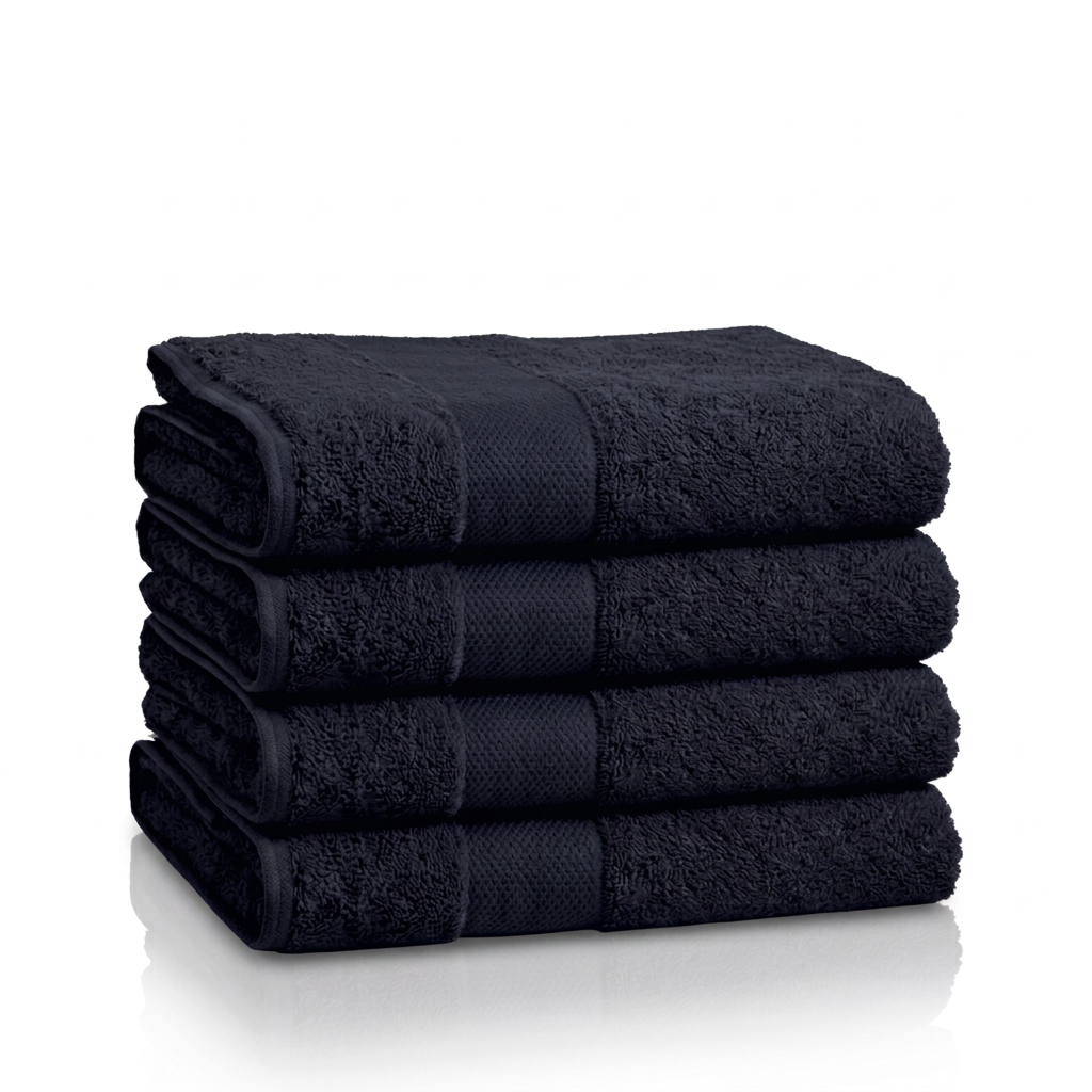 Organic Cotton Plush Bath Towel Set of 4