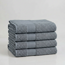 Organic Cotton Plush Bath Towel Set of 4