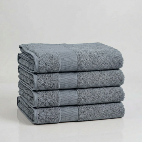Organic Cotton Plush Bath Towel Set of 4