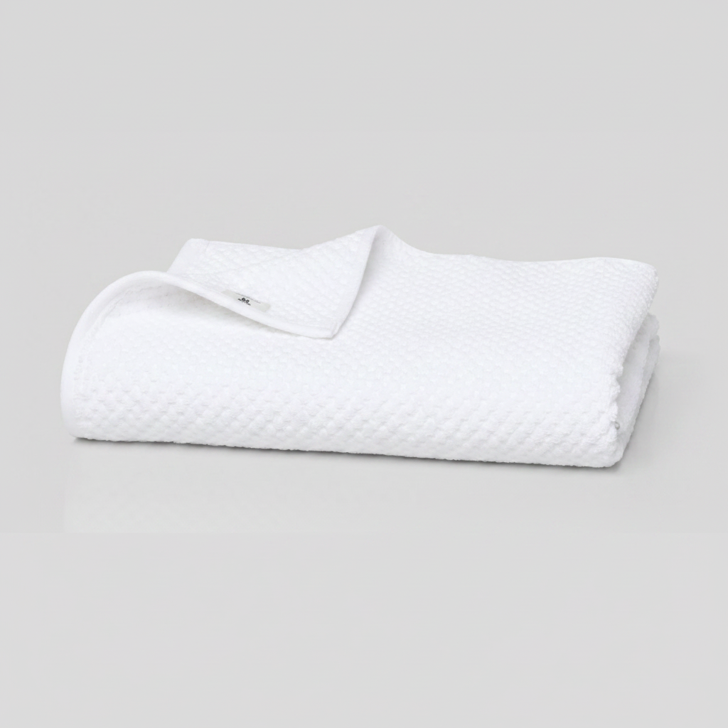 Organic Cotton Pebble Bath Towel
