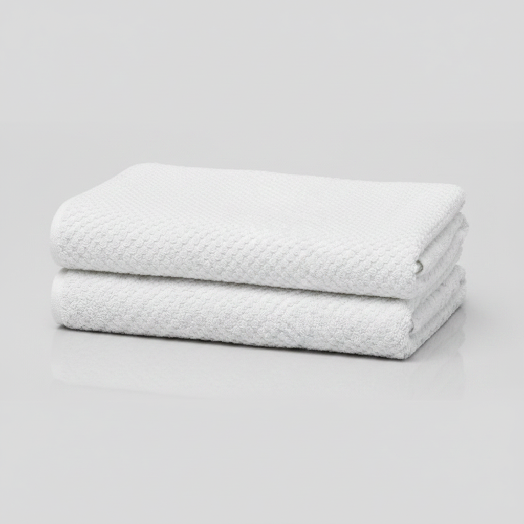 Organic Cotton Pebble Bath Towel