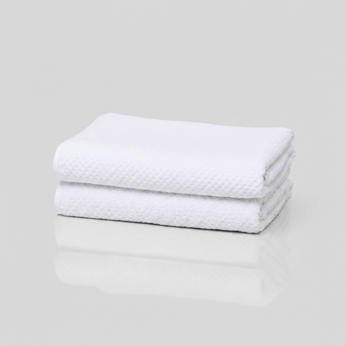 Organic Cotton Pebble Bath Towel Set – 2 Pack