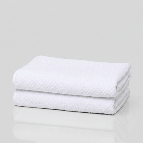 Organic Cotton Pebble Bath Towel Set of 2